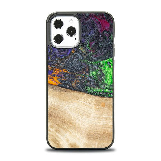 iPhone 12 Pro Max Handyhülle aus Harz und Holz - Synergy#F10