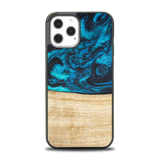 iPhone 12 Pro Max Handyhülle aus Harz und Holz - Synergy#F11