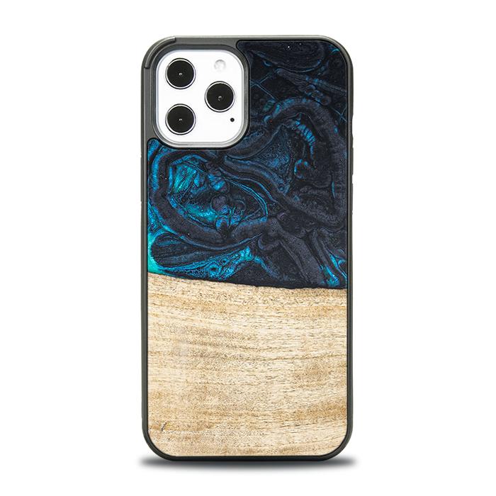 iPhone 12 Pro Max Handyhülle aus Harz und Holz - Synergy#F13