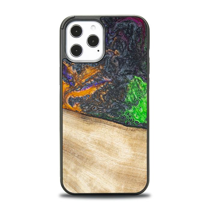 iPhone 12 Pro Max Handyhülle aus Harz und Holz - Synergy#F15
