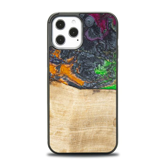 iPhone 12 Pro Max Handyhülle aus Harz und Holz - Synergy#F16