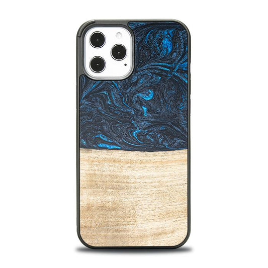 iPhone 12 Pro Max Handyhülle aus Harz und Holz - Synergy#F19