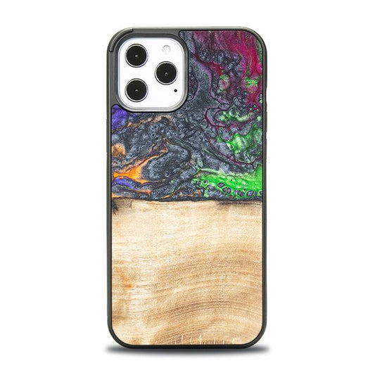 iPhone 12 Pro Max Handyhülle aus Harz und Holz - Synergy#F2