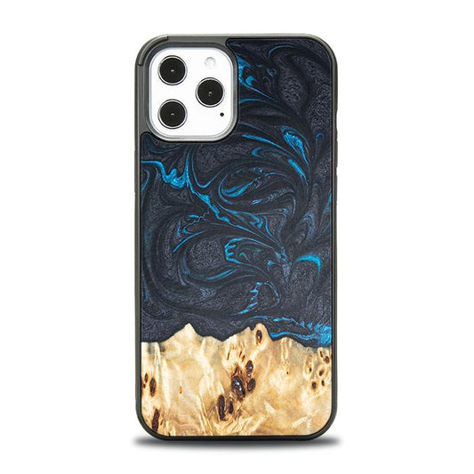 iPhone 12 Pro Max Handyhülle aus Harz und Holz - Synergy#F21