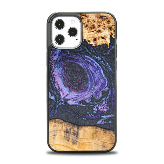 iPhone 12 Pro Max Handyhülle aus Harz und Holz - Synergy#F24