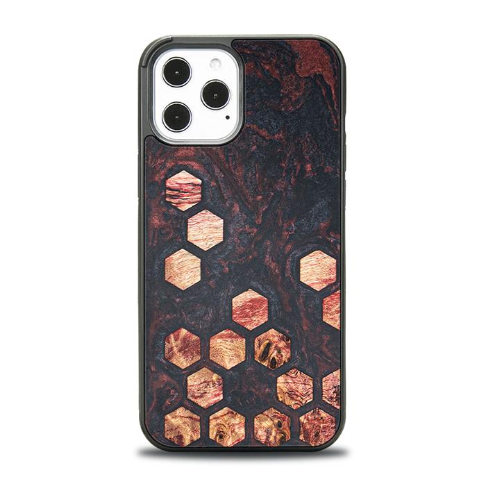 iPhone 12 Pro Max Handyhülle aus Harz und Holz - Synergy#F27