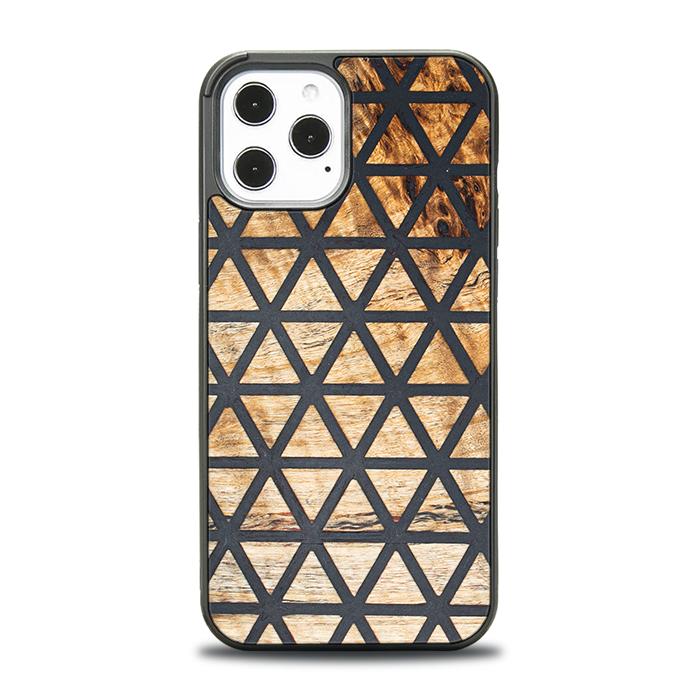 iPhone 12 Pro Max Handyhülle aus Harz und Holz - Synergy#F29