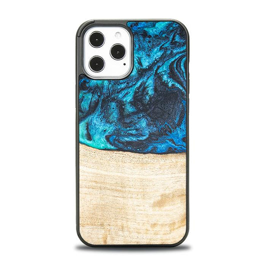 iPhone 12 Pro Max Handyhülle aus Harz und Holz - Synergy#F3