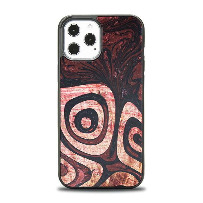 iPhone 12 Pro Max Handyhülle aus Harz und Holz - Synergy#F32