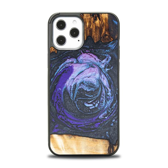 iPhone 12 Pro Max Handyhülle aus Harz und Holz - Synergy#F34