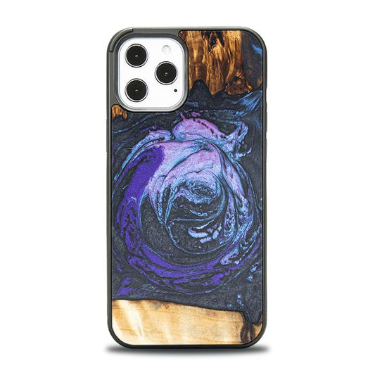 iPhone 12 Pro Max Handyhülle aus Harz und Holz - Synergy#F34