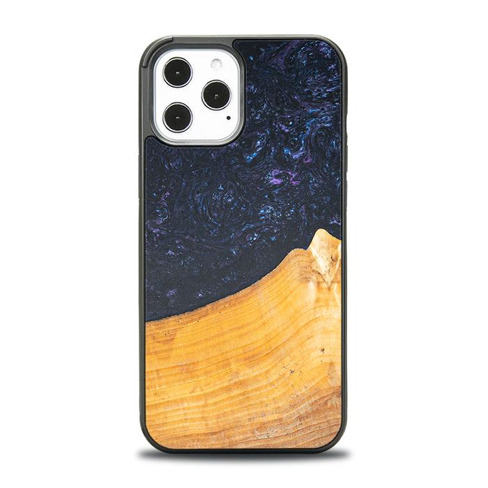 iPhone 12 Pro Max Handyhülle aus Harz und Holz - Synergy#F37