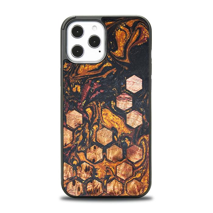 iPhone 12 Pro Max Handyhülle aus Harz und Holz - Synergy#F38