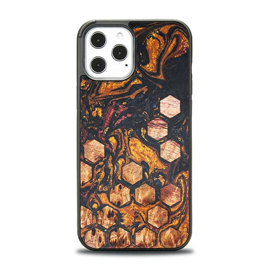 iPhone 12 Pro Max Handyhülle aus Harz und Holz - Synergy#F38
