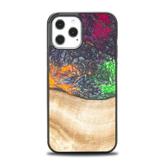 iPhone 12 Pro Max Handyhülle aus Harz und Holz - Synergy#F6