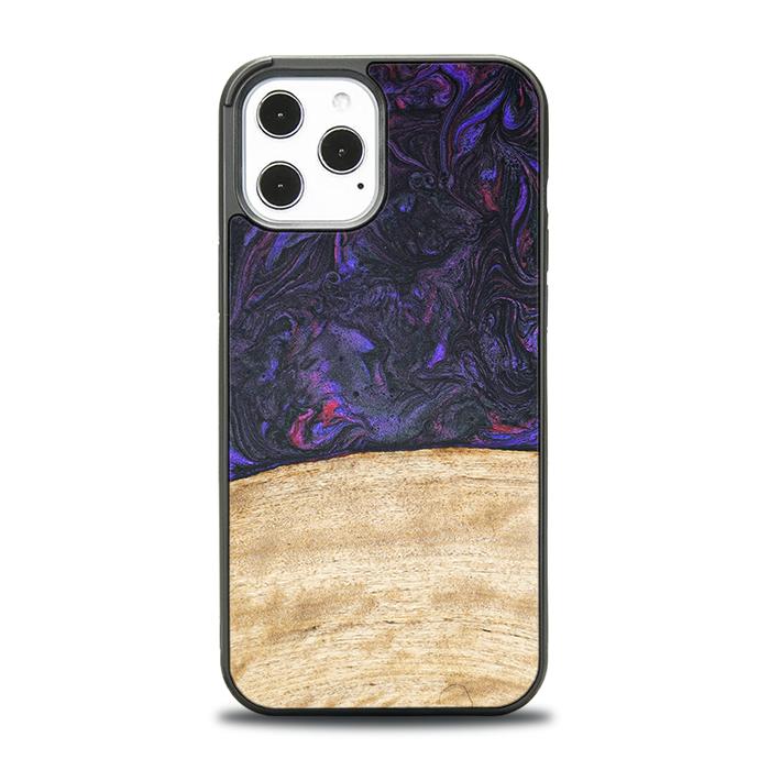 iPhone 12 Pro Max Handyhülle aus Harz und Holz - Synergy#F7