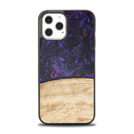 iPhone 12 Pro Max Handyhülle aus Harz und Holz - Synergy#F7