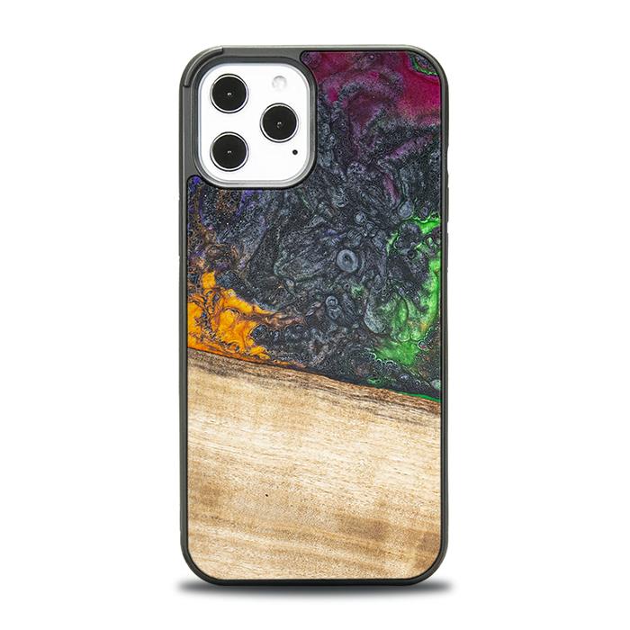 iPhone 12 Pro Max Handyhülle aus Harz und Holz - Synergy#F8