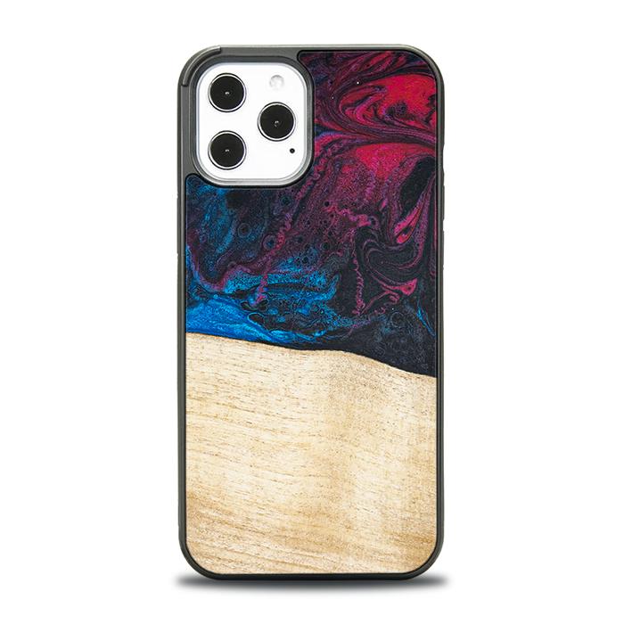 iPhone 12 Pro Max Handyhülle aus Harz und Holz - Synergy#F9