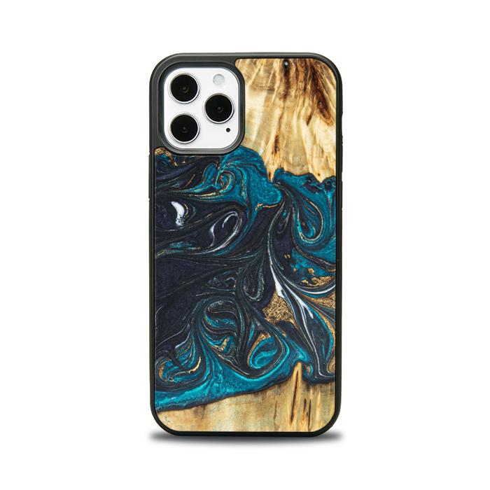 iPhone 12 Pro Handyhülle aus Harz und Holz - SYNERGY#E1