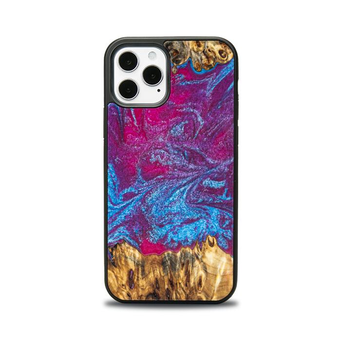 iPhone 12 Pro Resin & Wood Phone Case - Synergy#E3