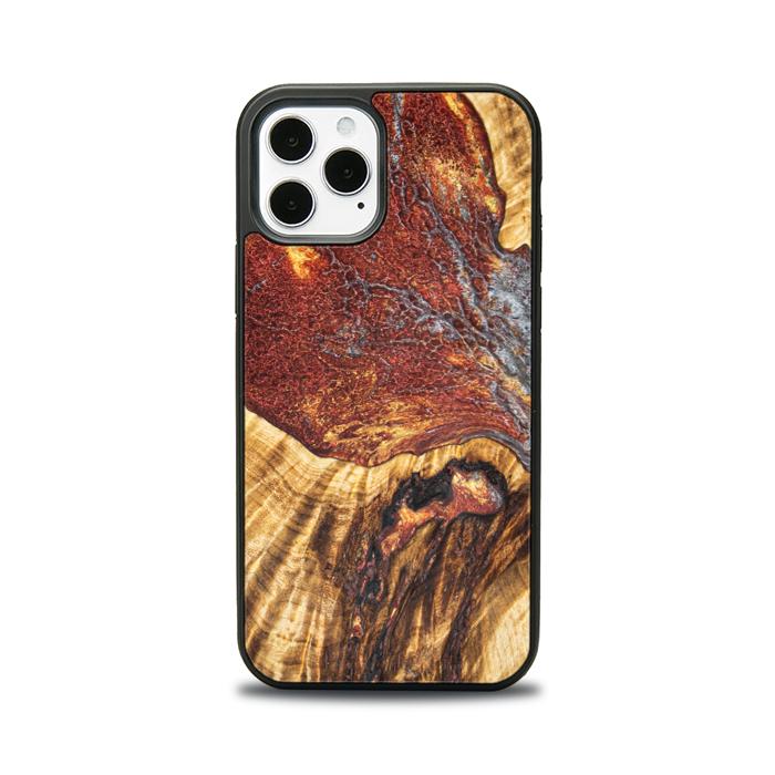 iPhone 12 Pro Etui na telefon z żywicy i drewna - Synergy#E9