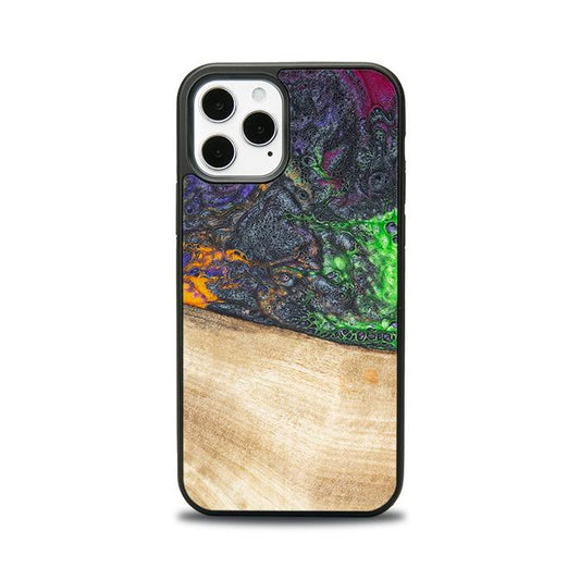 iPhone 12 Pro Handyhülle aus Harz und Holz - Synergy#F10