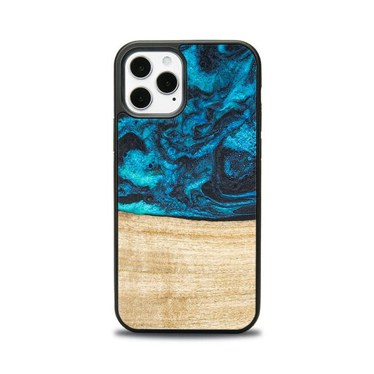 iPhone 12 Pro Handyhülle aus Harz und Holz - Synergy#F11
