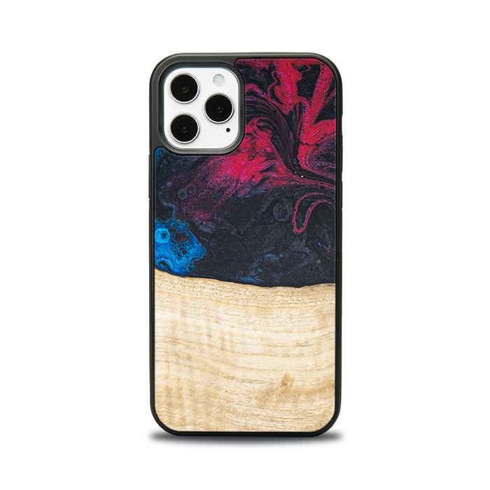 iPhone 12 Pro Handyhülle aus Harz und Holz - Synergy#F14