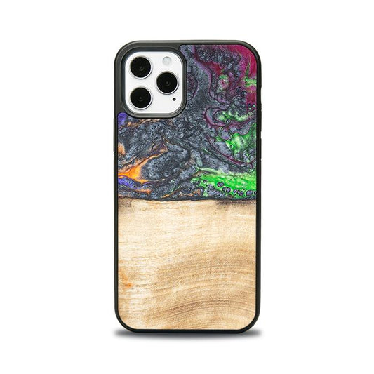 iPhone 12 Pro Handyhülle aus Harz und Holz - Synergy#F2