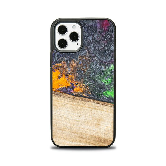 iPhone 12 Pro Handyhülle aus Harz und Holz - Synergy#F20