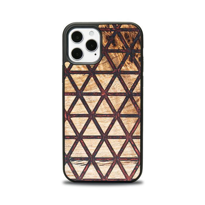 iPhone 12 Pro Handyhülle aus Harz und Holz - Synergy#F22