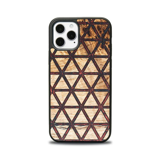 iPhone 12 Pro Handyhülle aus Harz und Holz - Synergy#F22