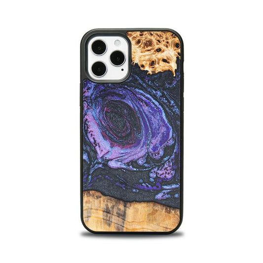 iPhone 12 Pro Handyhülle aus Harz und Holz - Synergy#F24