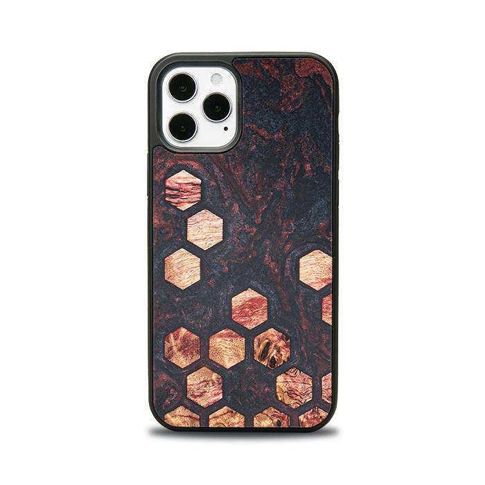 iPhone 12 Pro Handyhülle aus Harz und Holz - Synergy#F27