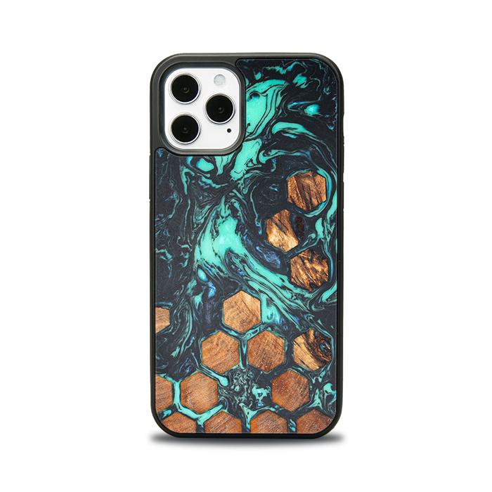 iPhone 12 Pro Handyhülle aus Harz und Holz - Synergy#F28