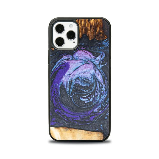 iPhone 12 Pro Handyhülle aus Harz und Holz - Synergy#F34