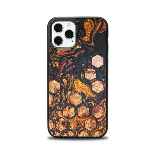 iPhone 12 Pro Handyhülle aus Harz und Holz - Synergy#F38