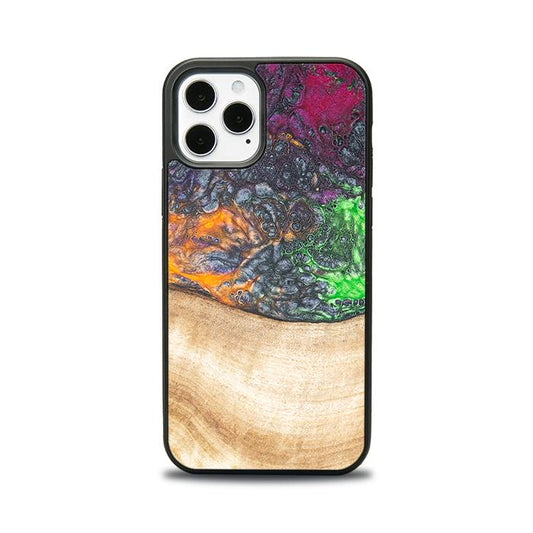 iPhone 12 Pro Handyhülle aus Harz und Holz - Synergy#F6