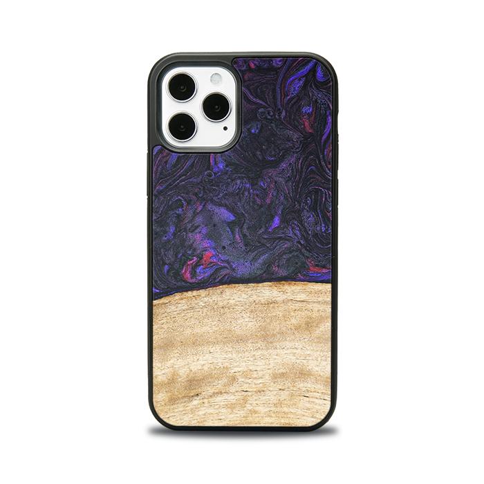 iPhone 12 Pro Handyhülle aus Harz und Holz - Synergy#F7