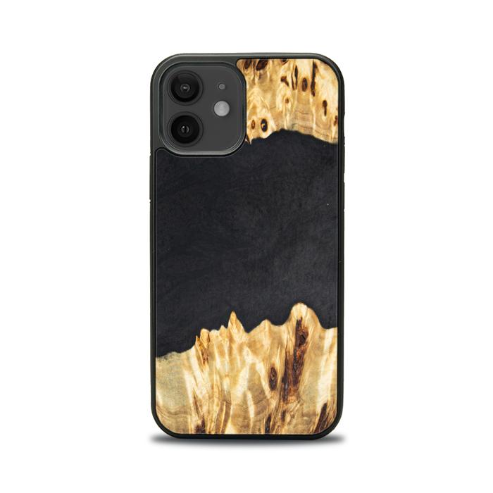 iPhone 12 Handyhülle aus Harz und Holz - Synergy#E19