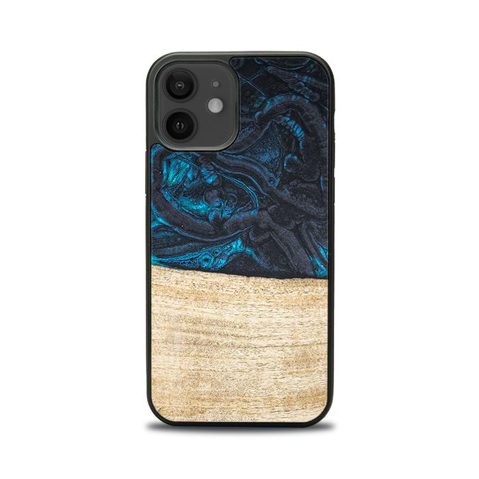 iPhone 12 Handyhülle aus Harz und Holz - Synergy#F13
