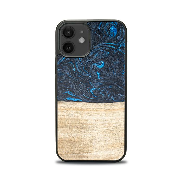 iPhone 12 Handyhülle aus Harz und Holz - Synergy#F19