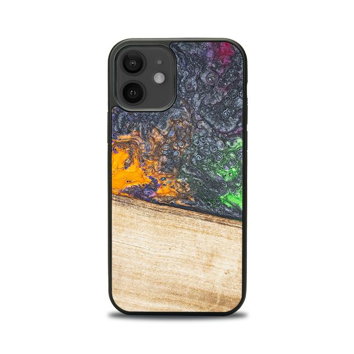 iPhone 12 Handyhülle aus Harz und Holz - Synergy#F20