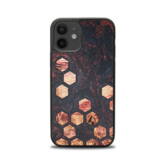 iPhone 12 Handyhülle aus Harz und Holz - Synergy#F27