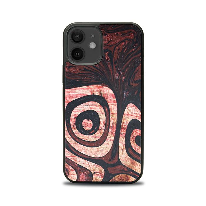 iPhone 12 Handyhülle aus Harz und Holz - Synergy#F32