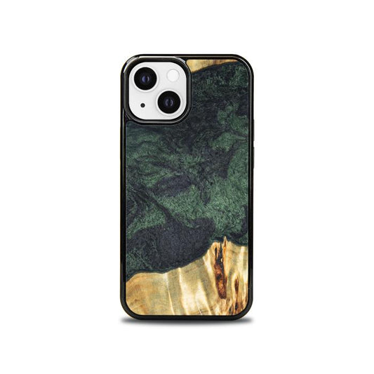 iPhone 13 Mini Handyhülle aus Harz und Holz - Synergy#E14