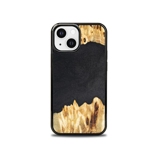 iPhone 13 Mini Handyhülle aus Harz und Holz - Synergy#E19