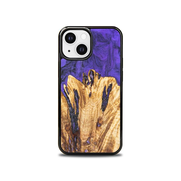iPhone 13 Mini Etui na telefon z żywicy i drewna - Synergy#E22