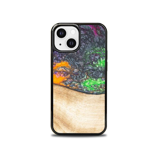 iPhone 13 Mini Handyhülle aus Harz und Holz - Synergy#F1